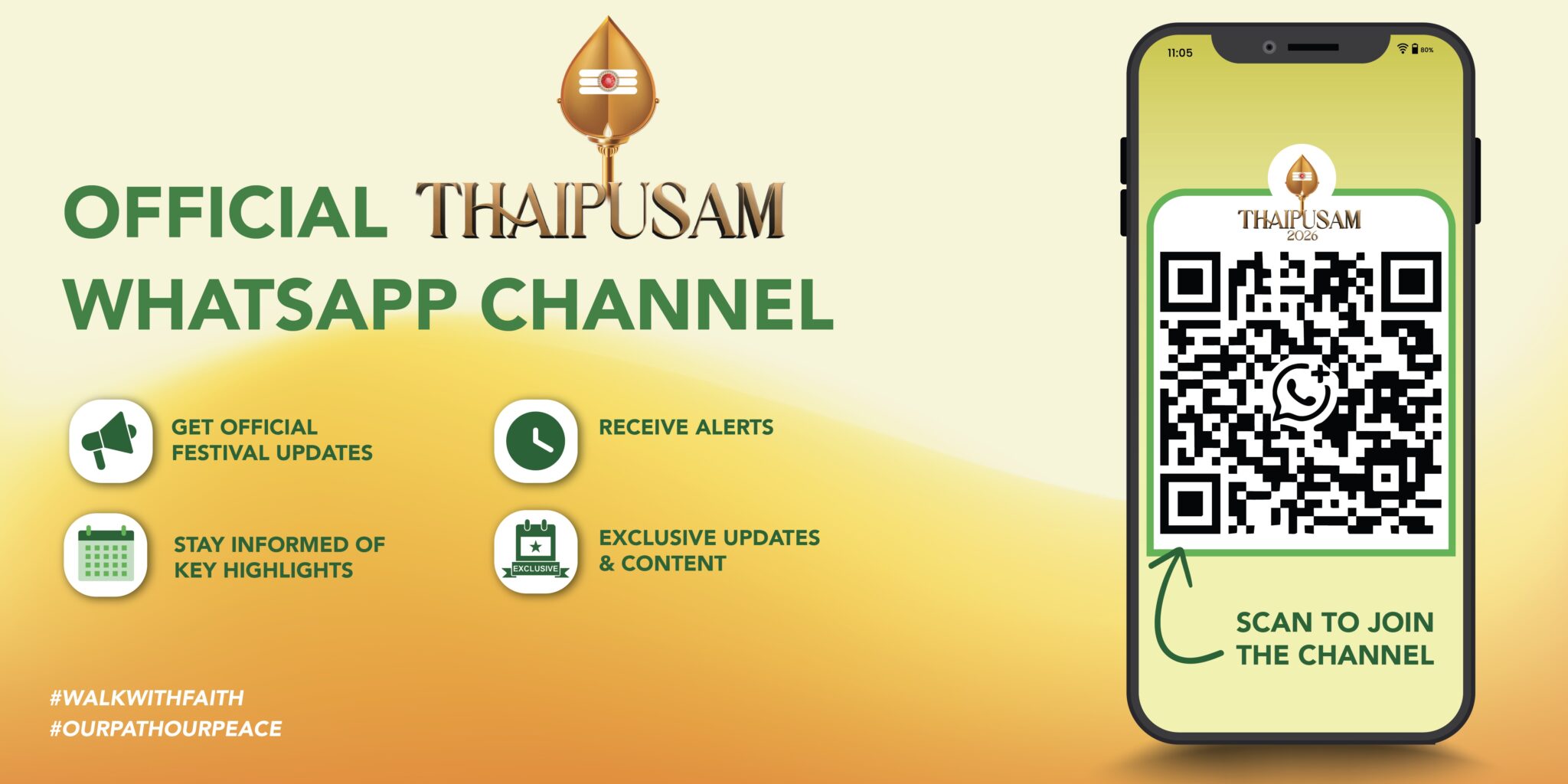 Official Thaipusam WhatsApp Channel - Join for Festival Updates